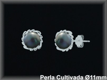 Pendientes Plata al por mayor ref MR007GW Mayoristas Plata al por Mayor