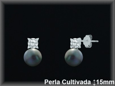 Pendientes Plata al por mayor ref R8652G Mayoristas Plata al por Mayor