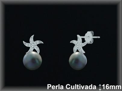 Pendientes Plata al por mayor ref R8605G Mayoristas Plata al por Mayor