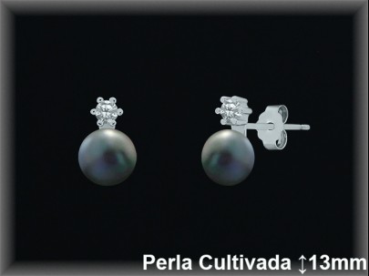 Pendientes Plata al por mayor ref R8489G Mayoristas Plata al por Mayor