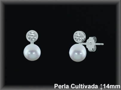 Pendientes Plata al por mayor ref R8479 Mayoristas Plata al por Mayor