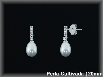 Pendientes Plata al por mayor ref R8544 Mayoristas Plata al por Mayor