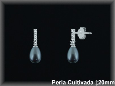 Pendientes Plata al por mayor ref R8544G Mayoristas Plata al por Mayor