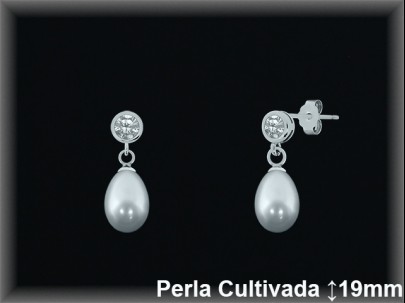 Pendientes Plata al por mayor ref R8505 Mayoristas Plata al por Mayor