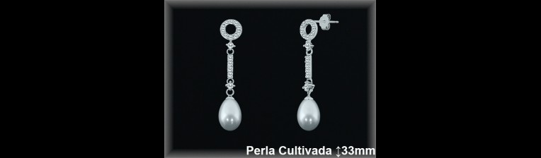 Pendientes Plata al por mayor ref R8470 Mayoristas Plata al por Mayor