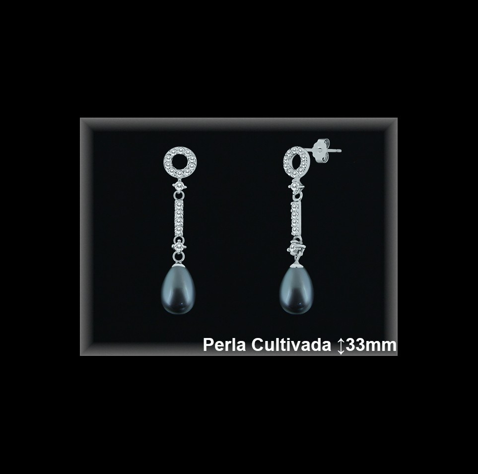 Pendientes Plata al por mayor ref R8470G Mayoristas Plata al por Mayor