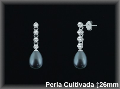 Pendientes Plata al por mayor ref R8475G Mayoristas Plata al por Mayor