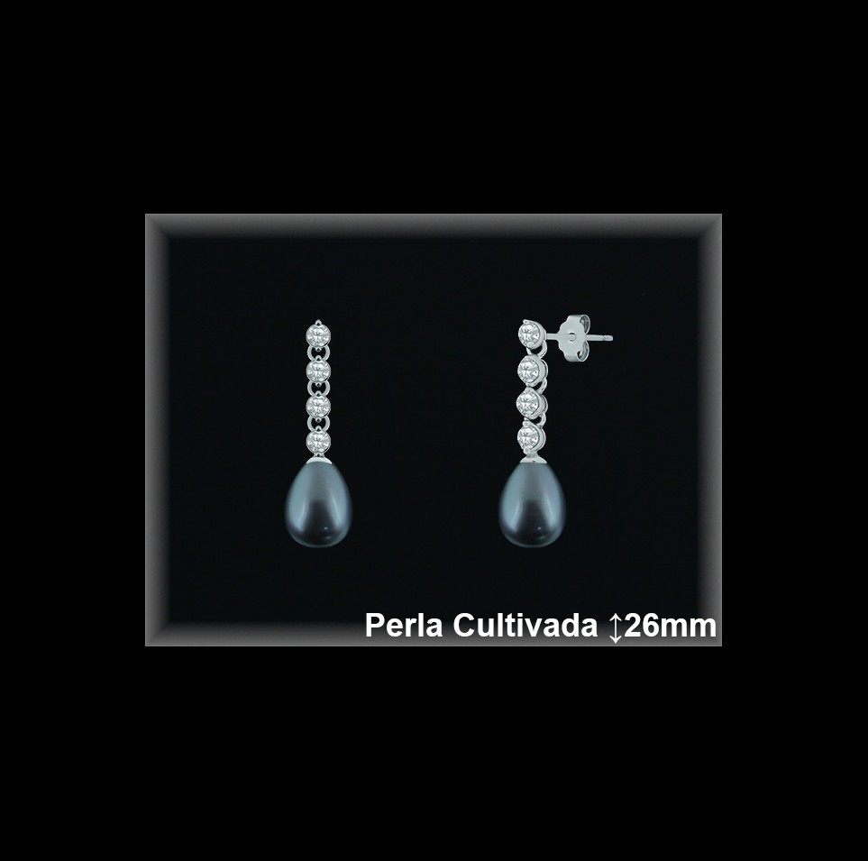 Pendientes Plata al por mayor ref R8475G Mayoristas Plata al por Mayor