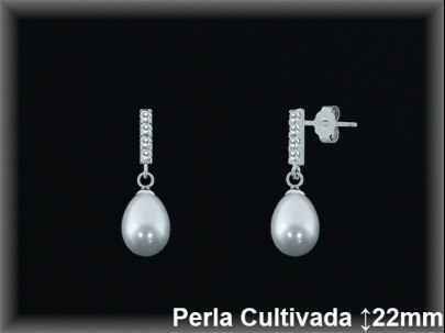 Pendientes Plata al por mayor ref R8476 Mayoristas Plata al por Mayor