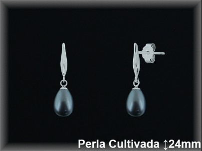 Pendientes Plata al por mayor ref R8478G Mayoristas Plata al por Mayor