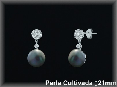 Pendientes Plata al por mayor ref R8485G Mayoristas Plata al por Mayor