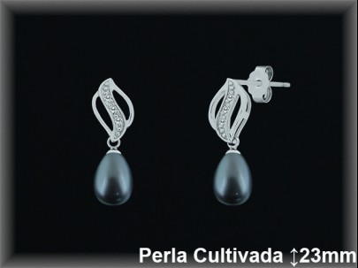 Pendientes Plata al por mayor ref R8486G Mayoristas Plata al por Mayor