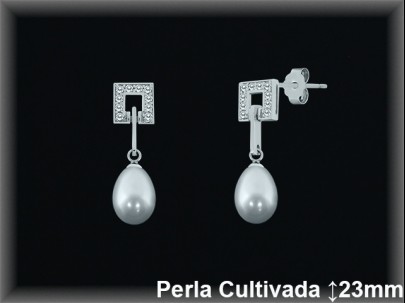 Pendientes Plata al por mayor ref R8501 Mayoristas Plata al por Mayor