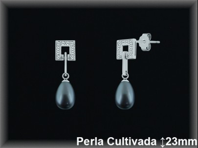 Pendientes Plata al por mayor ref R8501G Mayoristas Plata al por Mayor