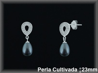 Pendientes Plata al por mayor ref R8548G Mayoristas Plata al por Mayor