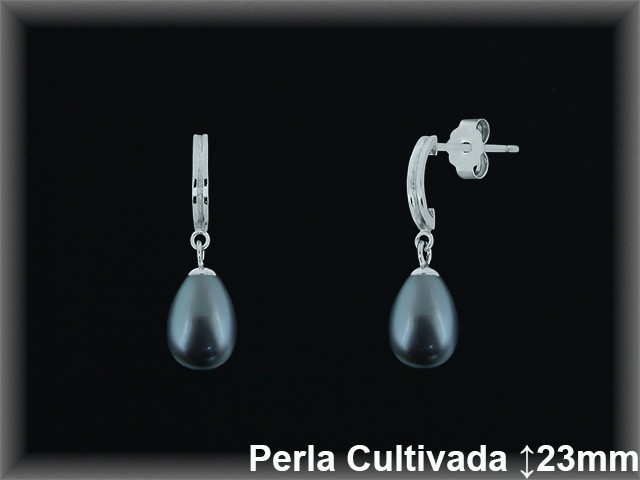 Pendientes Plata al por mayor ref R8566G Mayoristas Plata al por Mayor