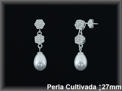 Pendientes Plata al por mayor ref R8576 Mayoristas Plata al por Mayor