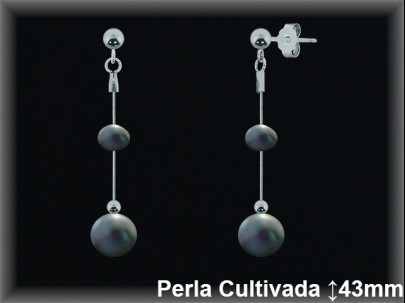 Pendientes Plata al por mayor ref R8609G Mayoristas Plata al por Mayor