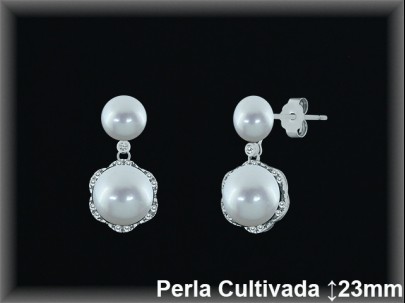 Pendientes Plata al por mayor ref R8617 Mayoristas Plata al por Mayor