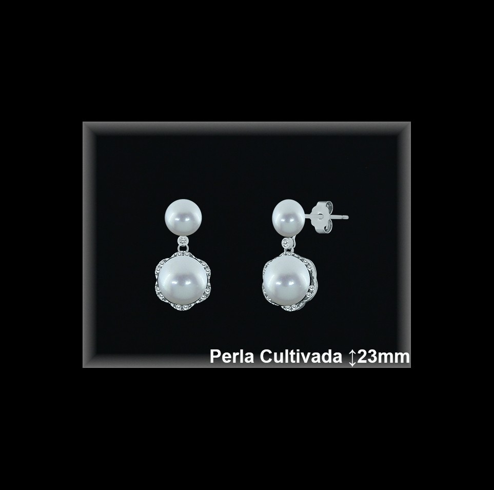 Pendientes Plata al por mayor ref R8617 Mayoristas Plata al por Mayor