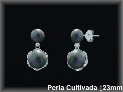 Pendientes Plata al por mayor ref R8617G Mayoristas Plata al por Mayor