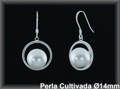 Pendientes Plata al por mayor ref R8640 Mayoristas Plata al por Mayor