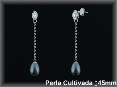 Pendientes Plata al por mayor ref R8645G Mayoristas Plata al por Mayor