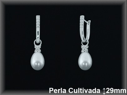 Pendientes Plata al por mayor ref R8507 Mayoristas Plata al por Mayor