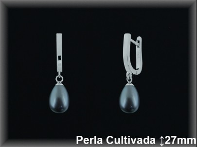 Pendientes Plata al por mayor ref R8631G Mayoristas Plata al por Mayor