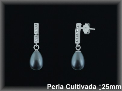 Pendientes Plata al por mayor ref R8523G Mayoristas Plata al por Mayor