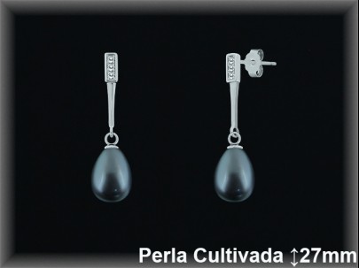 Pendientes Plata al por mayor ref R8646G Mayoristas Plata al por Mayor