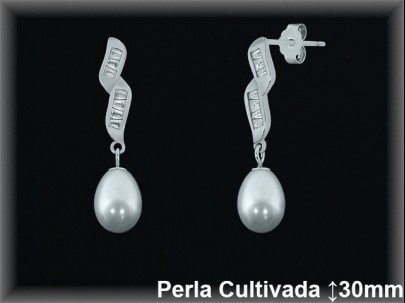 Pendientes Plata al por mayor ref R8630 Mayoristas Plata al por Mayo