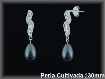 Pendientes Plata al por mayor ref R8630G Mayoristas Plata al por Mayor