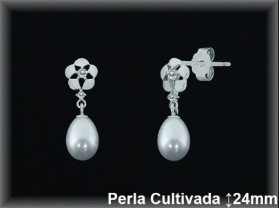 Pendientes Plata al por mayor ref R8616 Mayoristas Plata al por Mayor