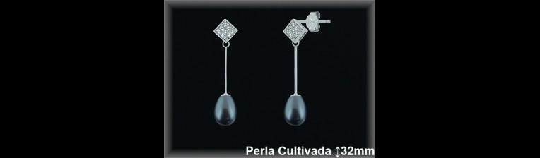 Pendientes Plata al por mayor ref R8513G Mayoristas Plata al por Mayor