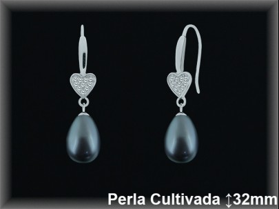 Pendientes Plata al por mayor ref R8620G Mayoristas Plata al por Mayor