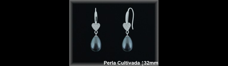 Pendientes Plata al por mayor ref R8620G Mayoristas Plata al por Mayor