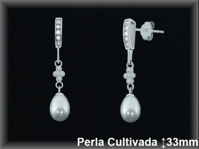 Pendientes Plata al por mayor ref R8502 Mayoristas Plata al por Mayor