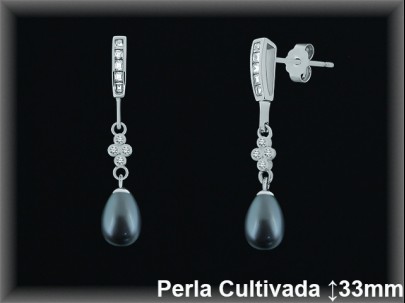 Pendientes Plata al por mayor ref R8502G Mayoristas Plata al por Mayor