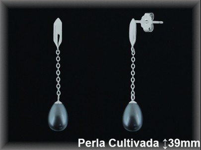 Pendientes Plata al por mayor ref R8579G Mayoristas Plata al por Mayor