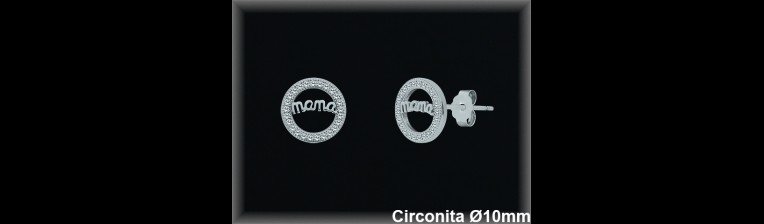 Pendientes Plata al por mayor ref mz115 Mayoristas Plata al por Mayor