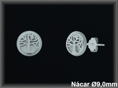 Pendientes Plata al por mayor ref mn007 Mayoristas Plata al por Mayor