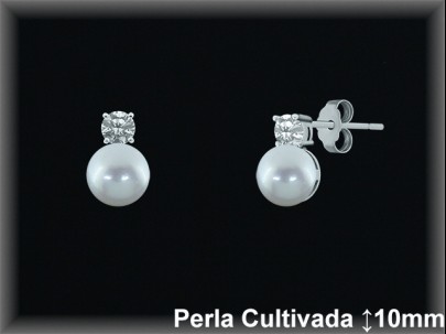 Pendientes Plata al por mayor ref MR014W Mayoristas Plata al por Mayor