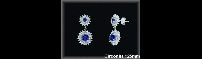 Pendientes Plata al por mayor ref Z8409Z Mayoristas Plata al por Mayor