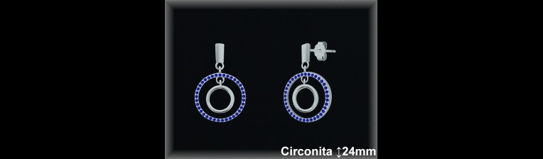 Pendientes Plata al por mayor ref Z8489Z Mayoristas Plata al por Mayor