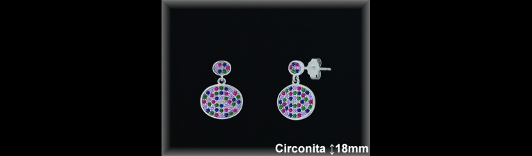 Pendientes Plata al por mayor ref Z8442T Mayoristas Plata al por Mayor
