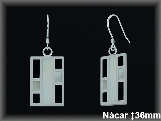 Pendientes Plata al por mayor ref N8163. Mayoristas Plata al por Mayor