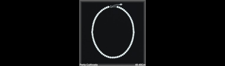Collares Plata al por mayor ref 75R004. Mayoristas Plata al por Mayor