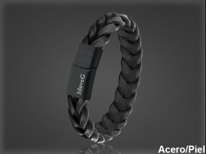 Pulsera Cuero al por Mayor Hombre ref 99333N. Mayoristas Pulsera Piel