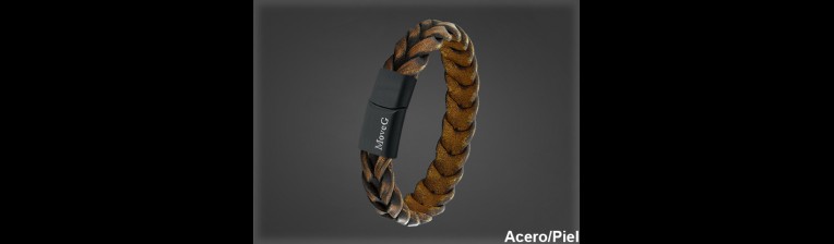 Pulsera Cuero al por Mayor Hombre ref 99333MC. Mayoristas Pulsera Piel
